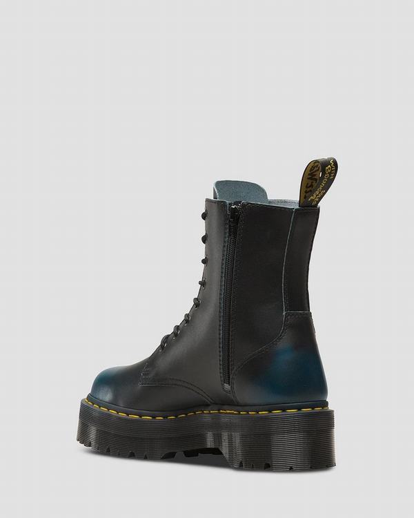 Dr Martens Dámské Boty Na Platformě Jadon Vintage Blankyt, CZ-562183